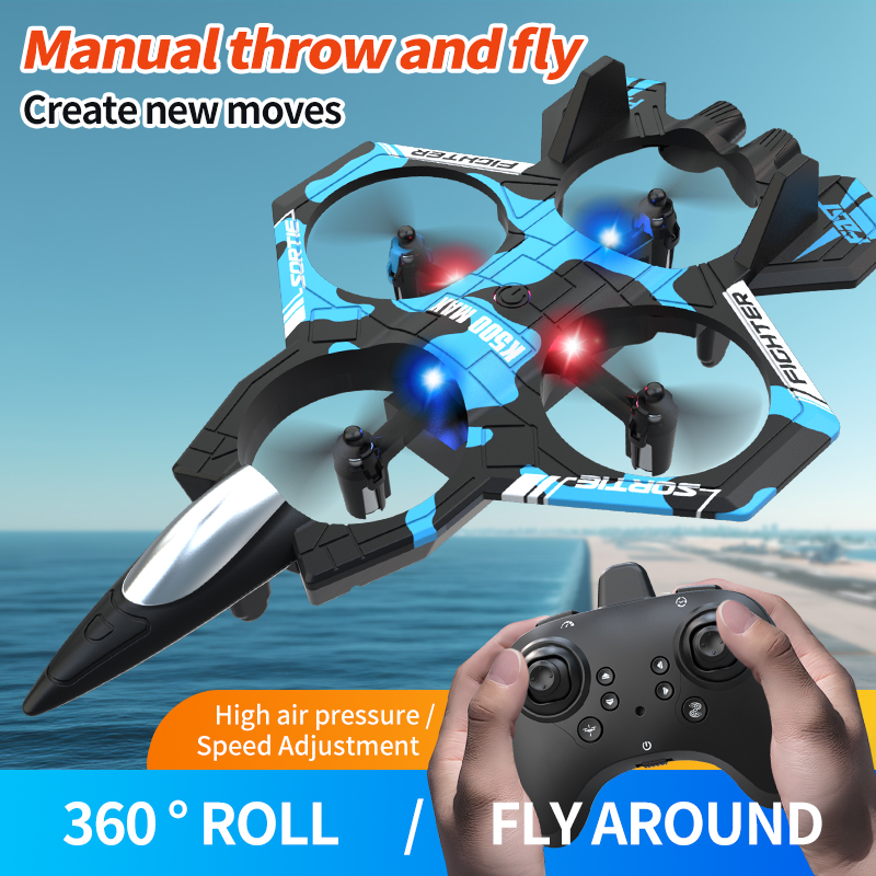 Drone Rc Fighter Jet - Drone télécommandé K500 2.4G 360 °