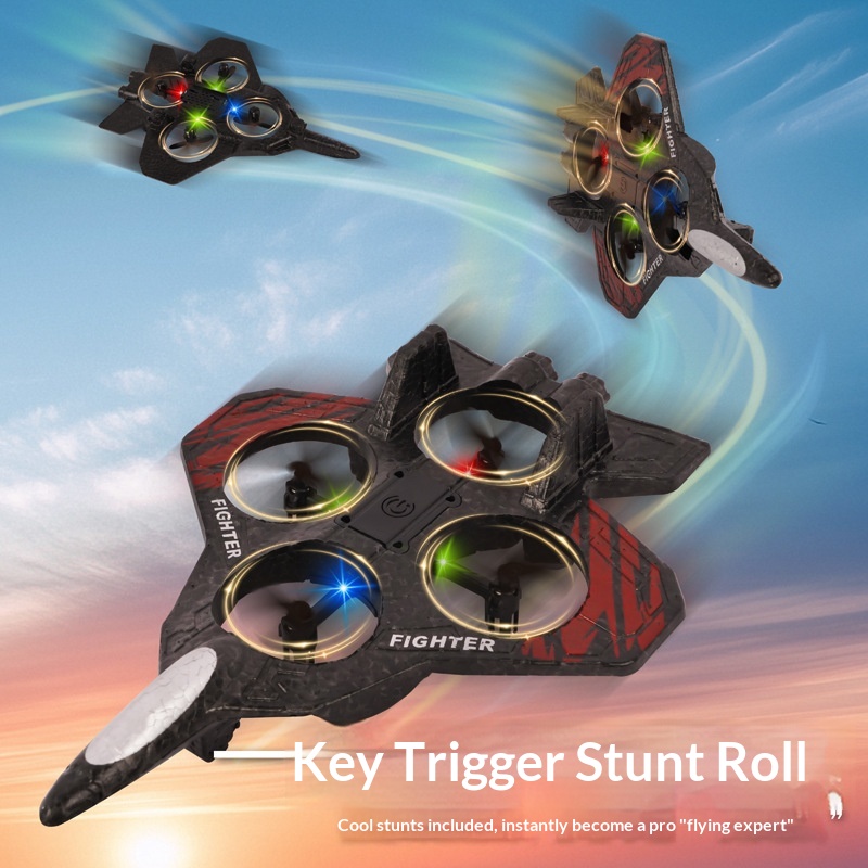 Drone Rc Fighter Jet - Drone planeur télécommandé en mousse avec