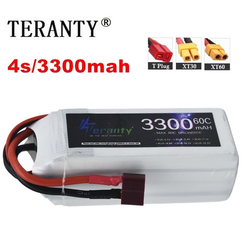Drone Rc Link - Batterie Rechargeable LiPo 4s 3300mAh 60C