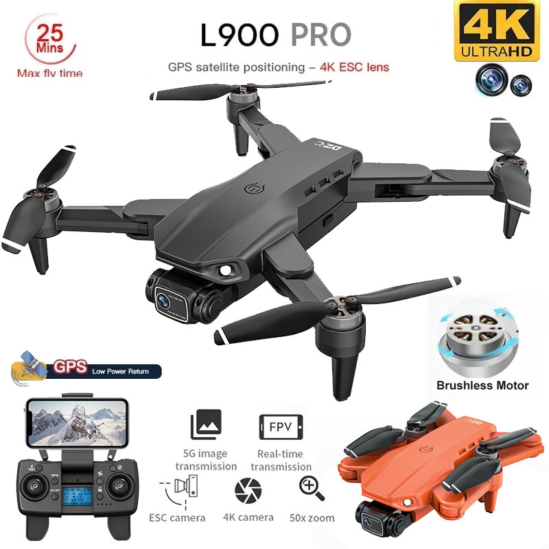 Drone Rc Explorer - L900 Pro GPS Drone 4K professionnel