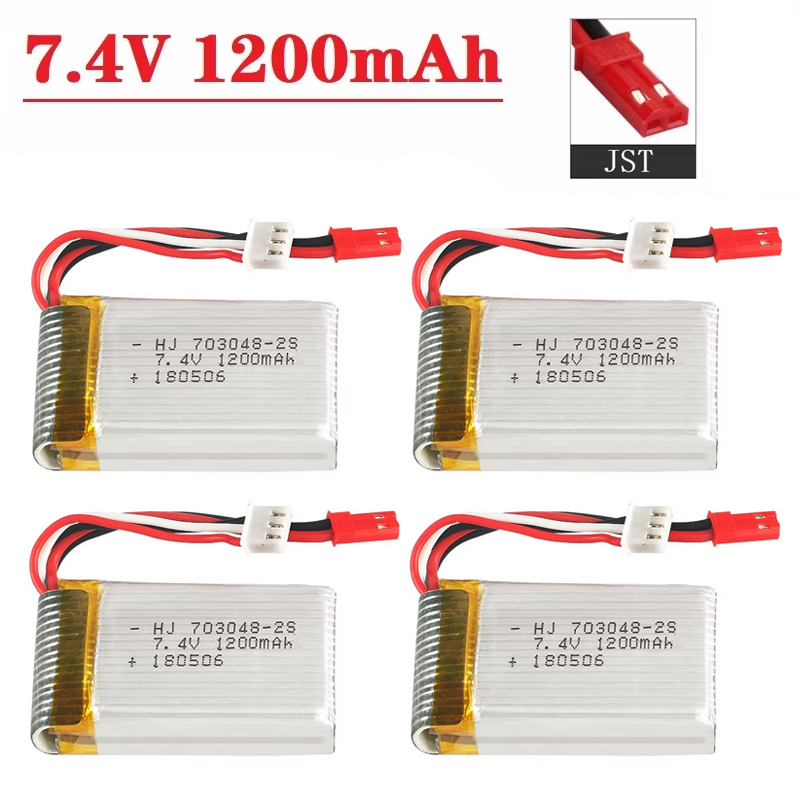 Drone Rc Link - Batterie Lipo 2S 7,4V 1200mAh 703048