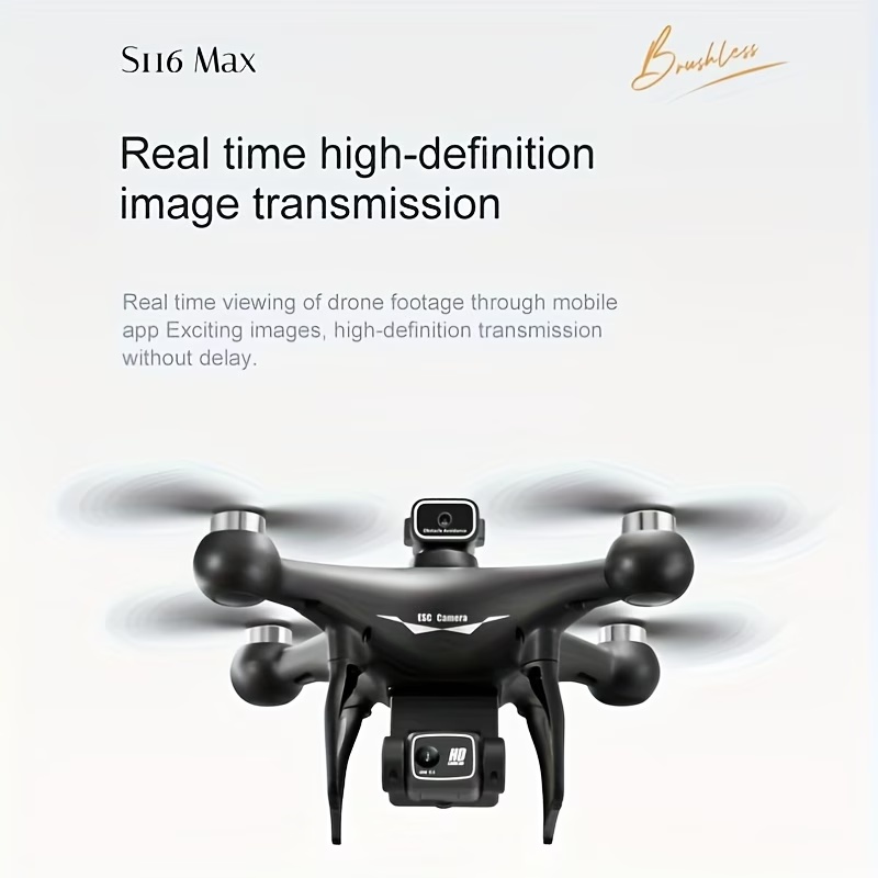 Drone Rc S116 - Nouveau drone S116 à moteur sans