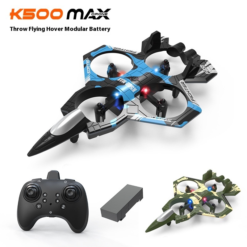 Drone Rc Fighter Jet - K500max Fighter Jet Quadcopter Drone roulant
