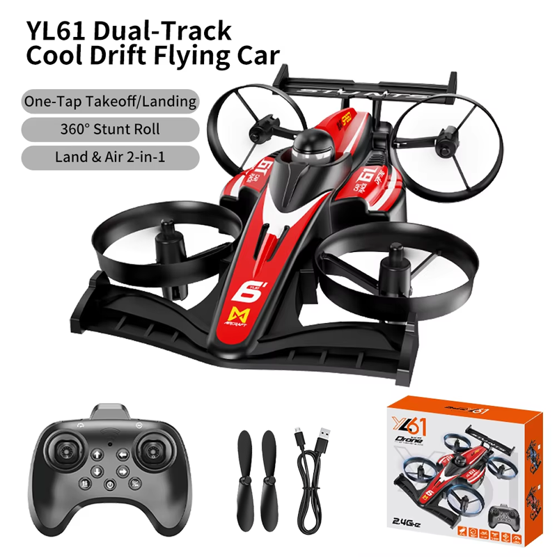Rc Drone And Flying Car - Voiture de course RC YL61 2-en-1