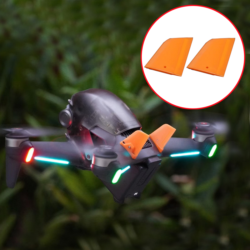 3D Printed Drone Part - Aile arrière de vol aérodynamique d'aile