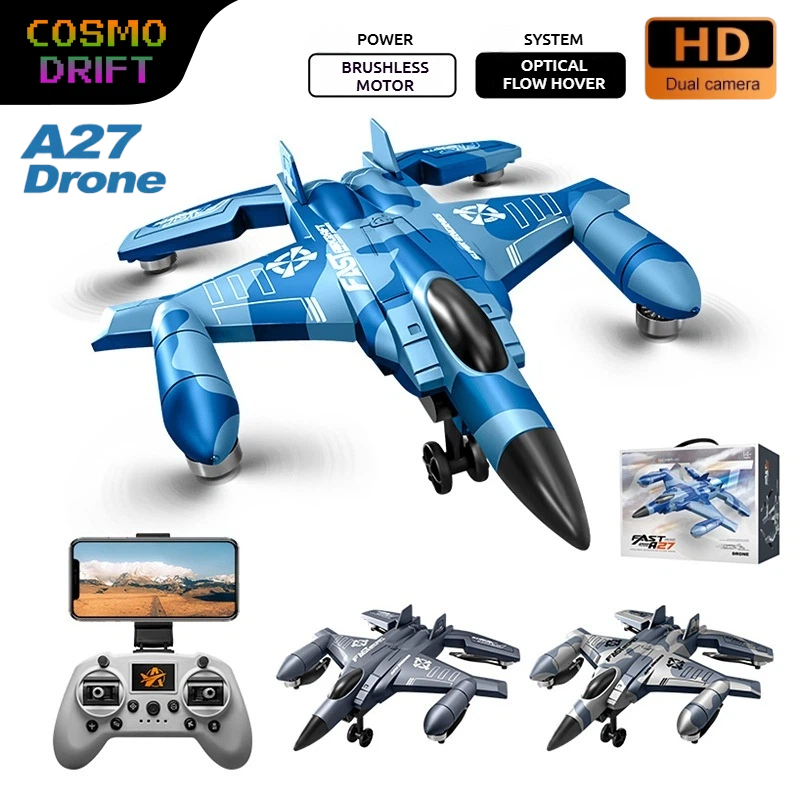 Drone Rc Fighter Jet - A27 avion de chasse RC moteur
