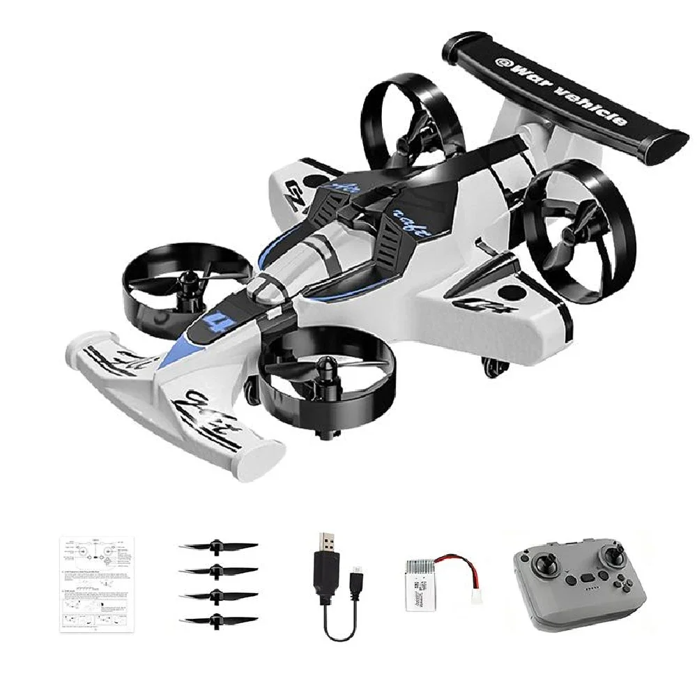 Rc Drone And Flying Car - Drone Voiture RC 2-en-1, Quadricoptère Terre-Air