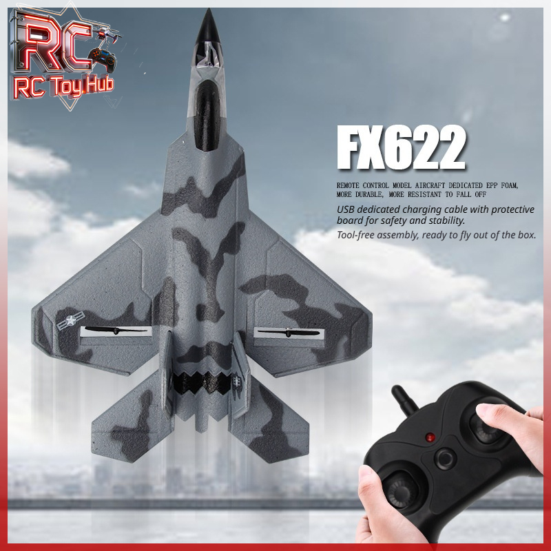 Avion de Chasse RC Fx622 en Mo - Drone Rc Fighter Jet avis et prix