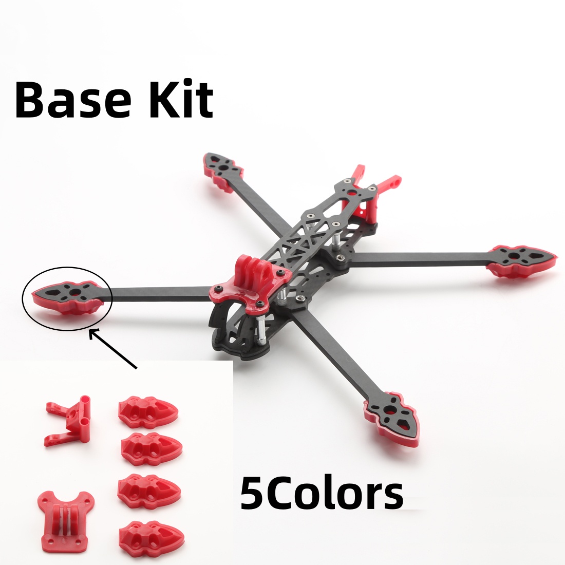 Kit de cadre FPV Mark4 5 pouce - 3D Printed Drone Part avis et prix