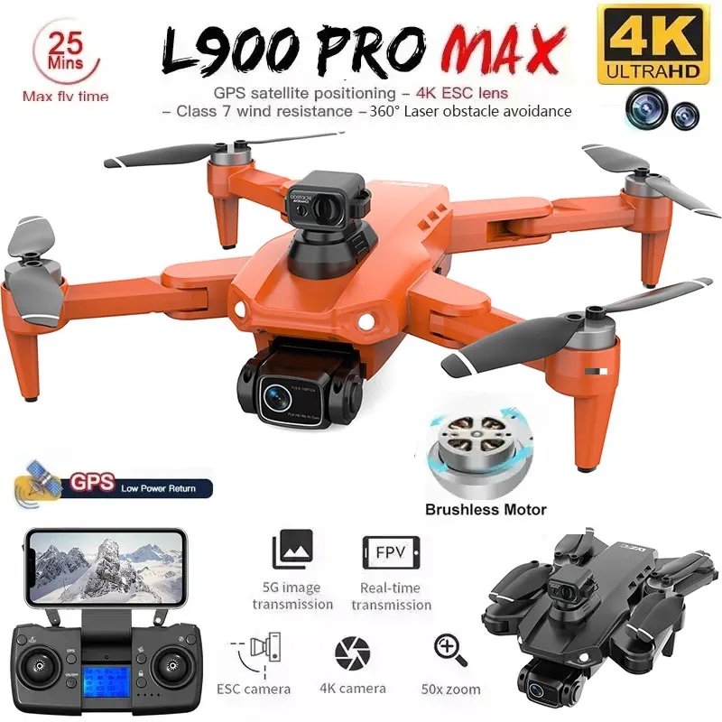Drone GPS L900 Pro MAX 4K prof - Drone Rc Explorer avis et prix