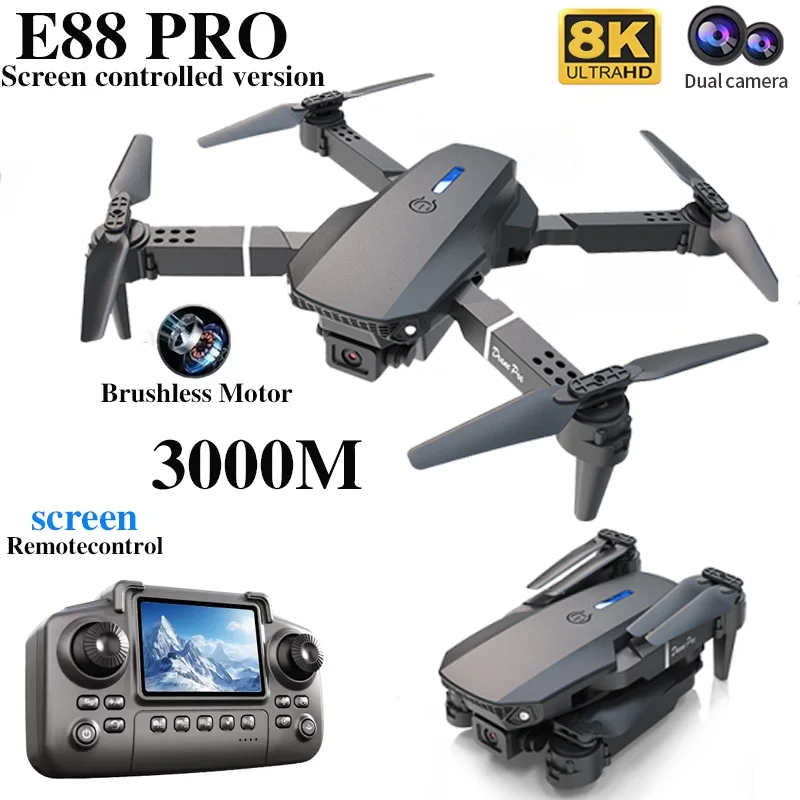 Drone professionnel E88 PRO av - Drone Rc Explorer avis et prix