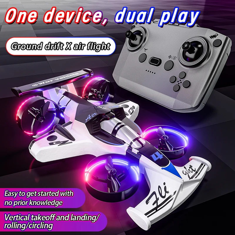 2 en 1 télécommande quadriroto - Rc Drone And Flying Car avis et prix