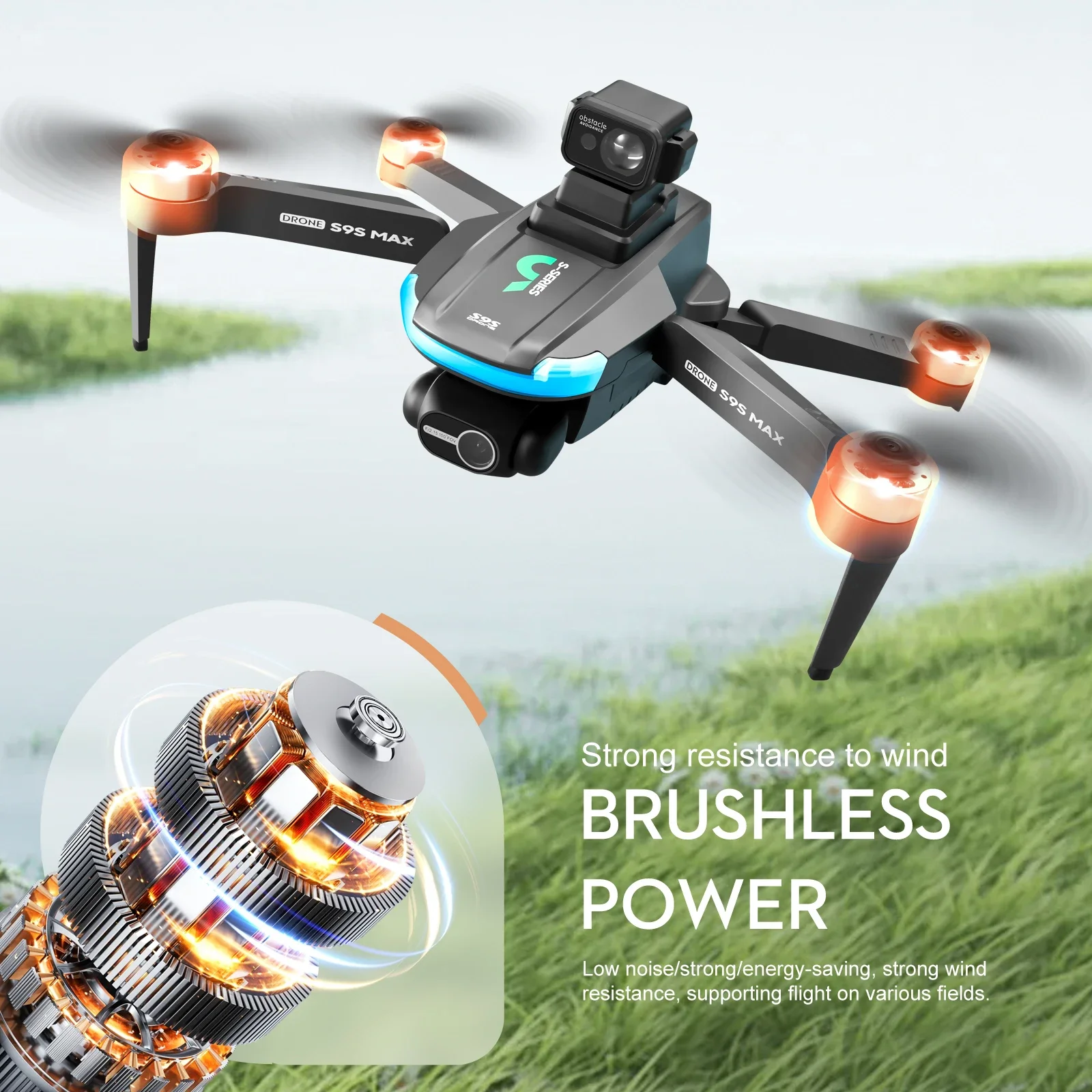 Nouveau S9S MAX MINI Drone 4K  - Drone Rc Explorer avis et prix