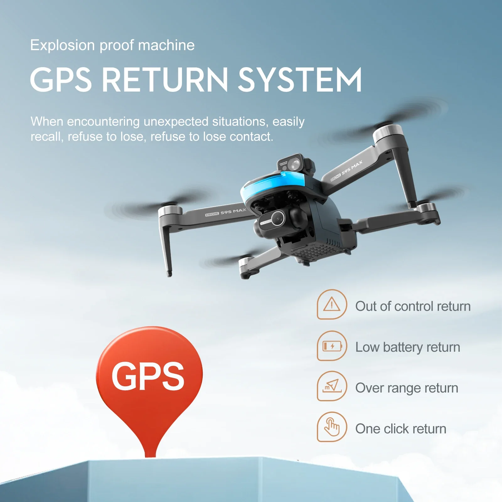 Nouveau S9S MAX MINI Drone 4K  - Drone Rc Explorer avis et prix