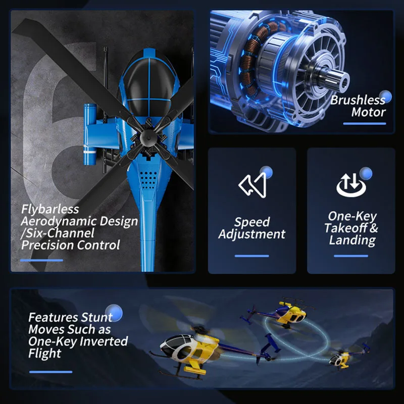 Nouvel hélicoptère RC 2026 MD5 - Drone Rc Fighter Jet avis et prix