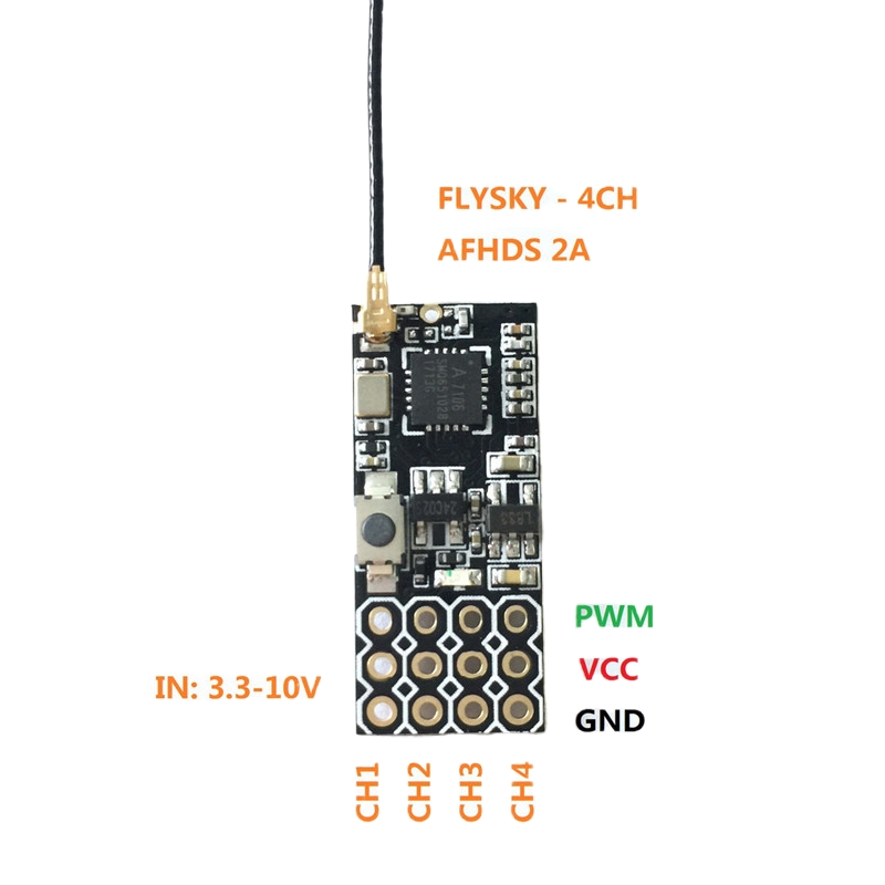 Récepteur Flysky FS2A Mini 4CH - Drone Lipo Battery avis et prix