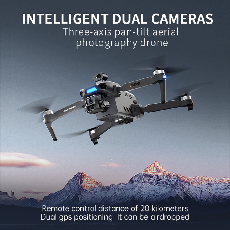 Nouveau drone 8K à double camé - Drone Rc Gps avis et prix