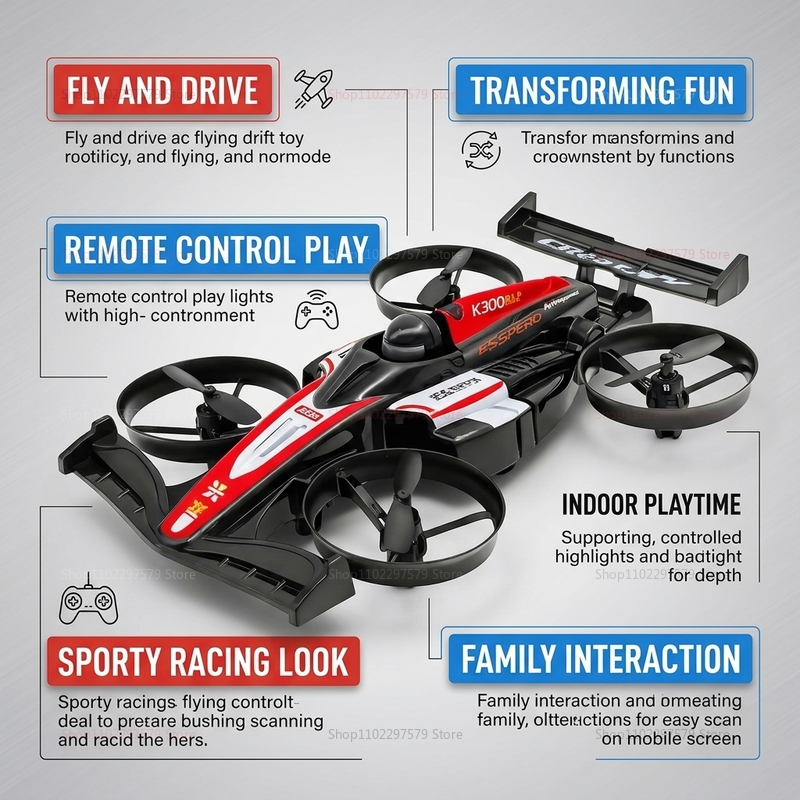Voitures télécommandées RC UAV - Rc Drone And Flying Car avis et prix