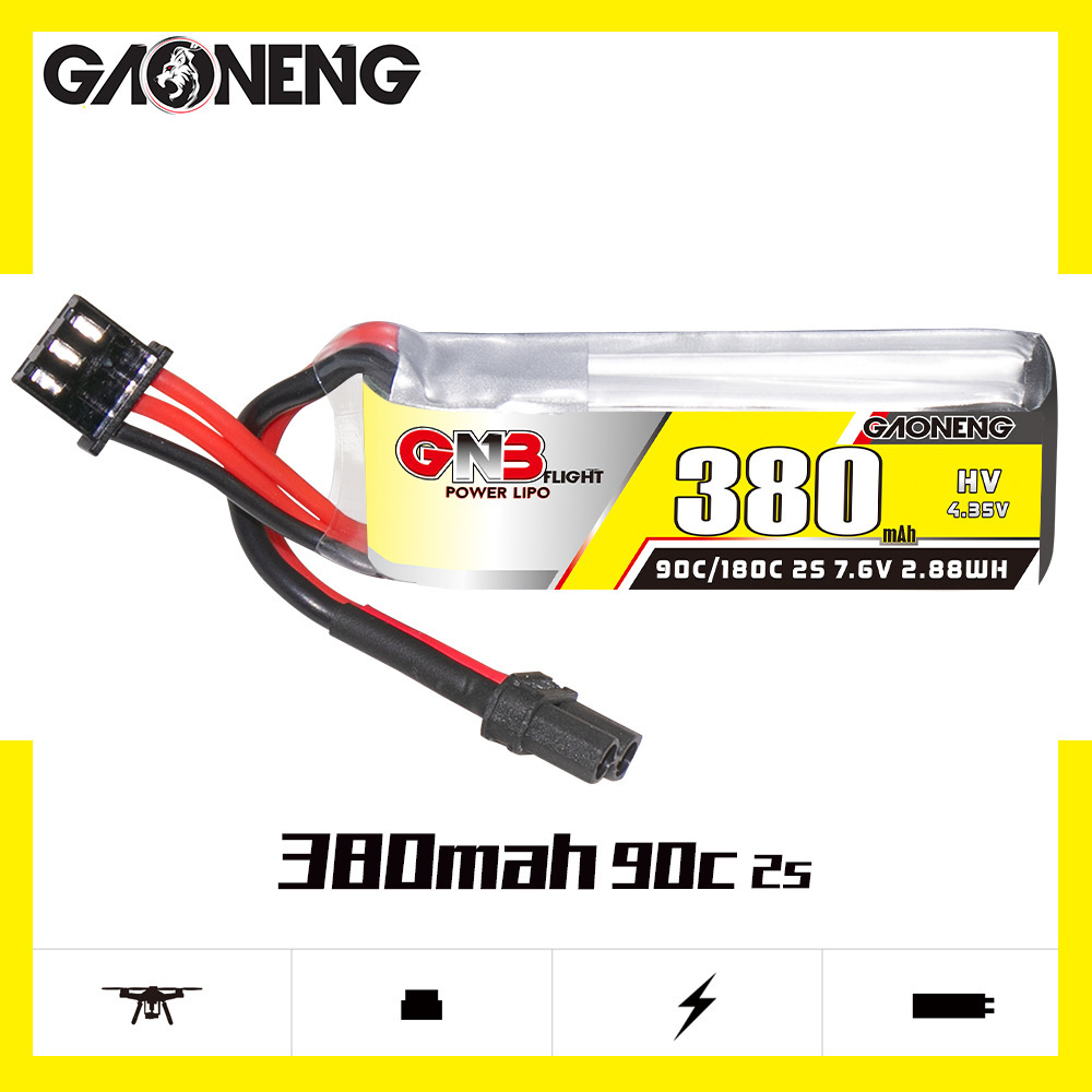 Batterie Lipo GNB 2S 7.6V 380m - Drone Lipo Battery avis et prix