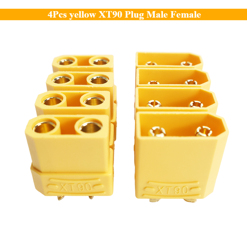 4 pièces jaune XT90 prise mâle - Drone Rc Link avis et prix