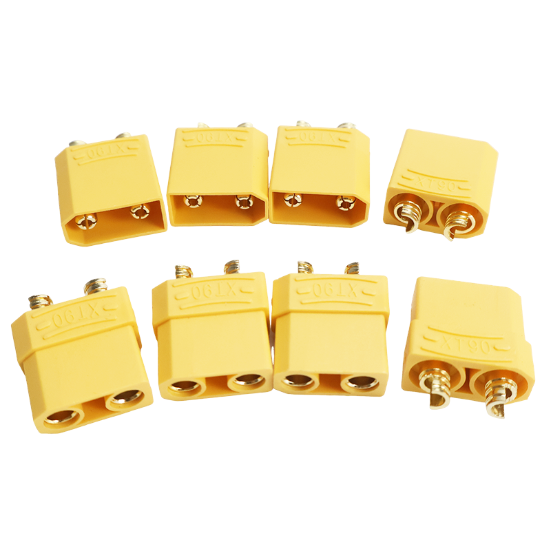 4 pièces jaune XT90 prise mâle - Drone Rc Link avis et prix