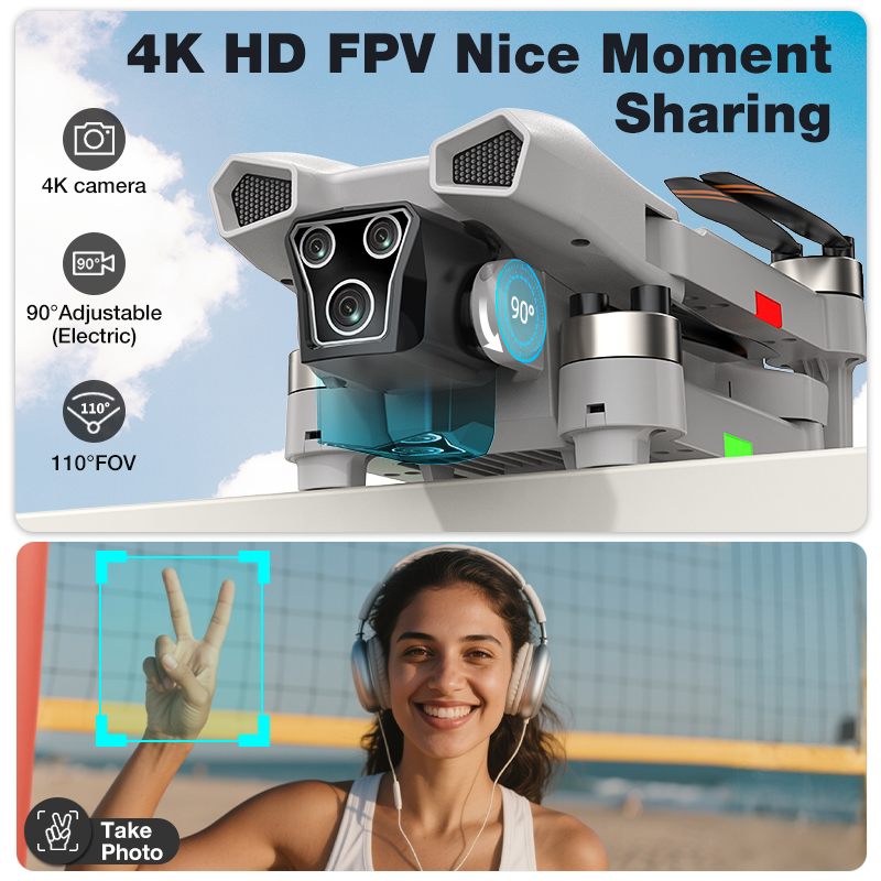 NOUVEAU Drone L017 Pro Brushle - Drone Rc Explorer avis et prix