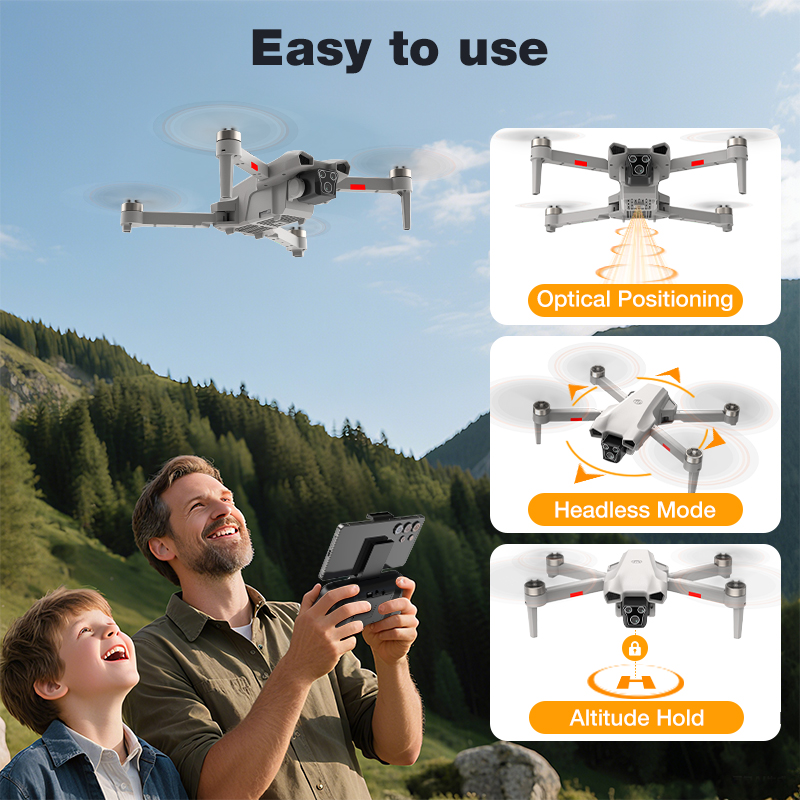 NOUVEAU Drone L017 Pro Brushle - Drone Rc Explorer avis et prix