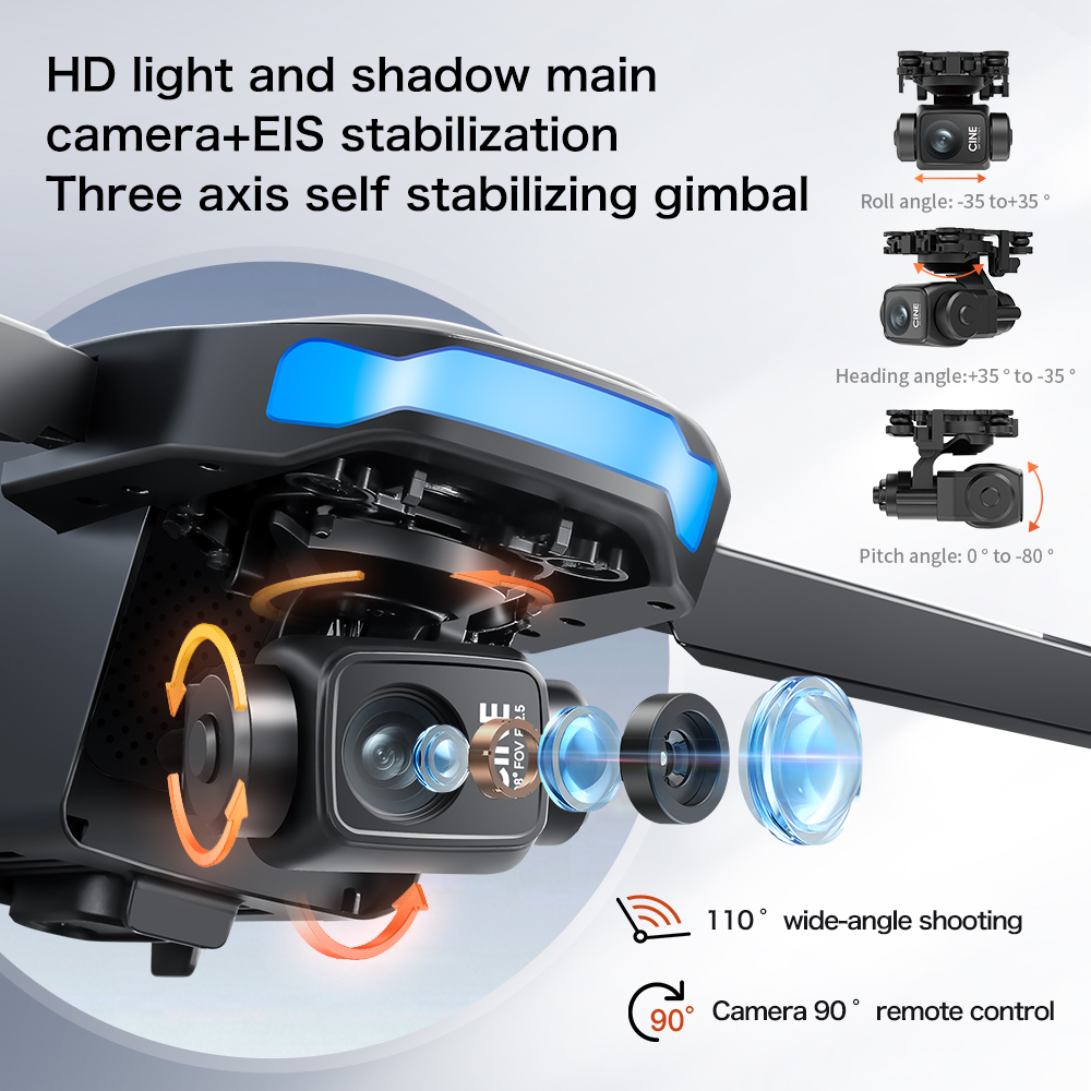 Nouveau drone S-X1 MAX GPS 8K  - Drone Rc Gps avis et prix