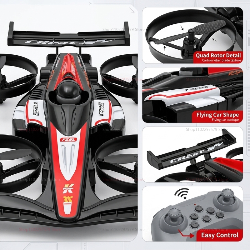Mini voiture volante télécomma - Rc Drone And Flying Car avis et prix